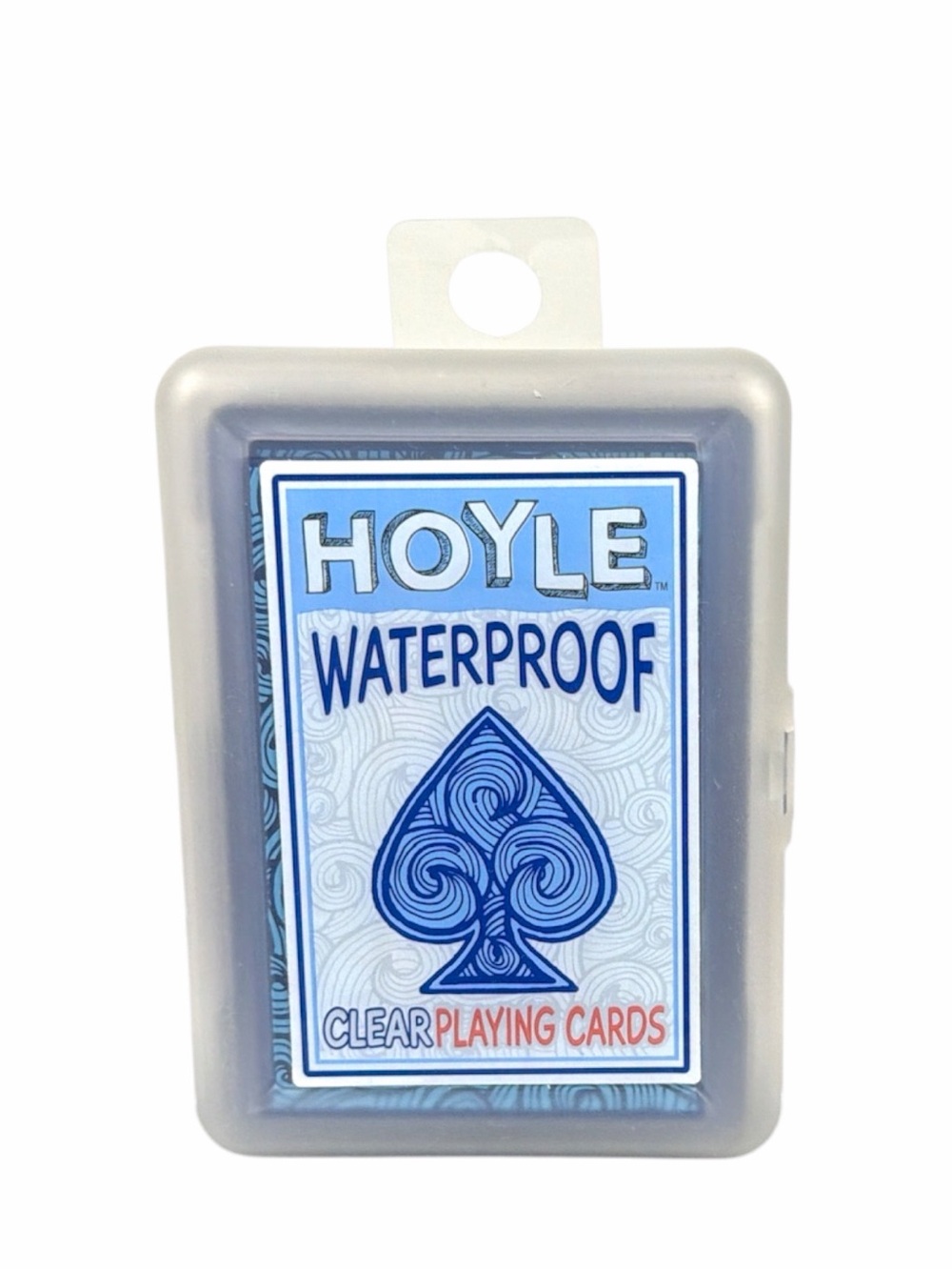 Hoyle Waterproof Clear Playing Cards Travel Beach Pool Camping Game Cards
